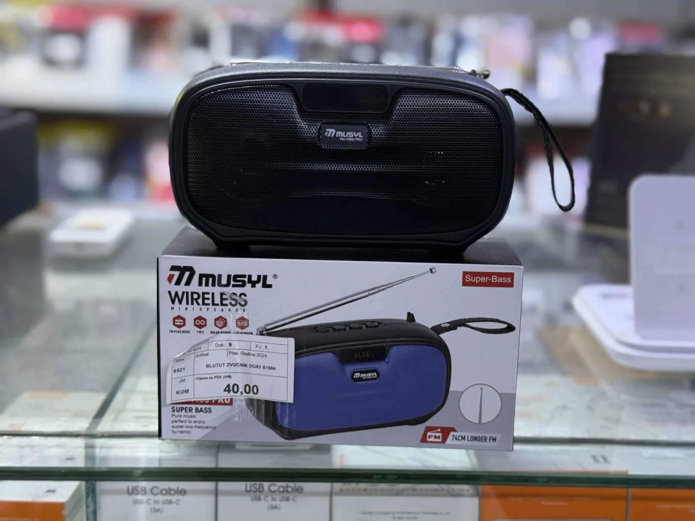 ZVUČNIK MUSYL BLUETOOTH